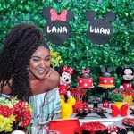 Bolos do Mickey e da Minnie para festa dos sobrinhos da atriz Cris Vianna da Globo. Feitos por Cake Studio ( contato@cakestudio.com.br ). Foto: Erich Sacco.