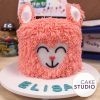 Bolo Lhama para festa na escola. Feito por Cake Studio ( contato@cakestudio.com.br | Whatsapp: (11) 96882-2623 ).