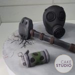 Bolo do videogame Rainbow Six Siege. Feito por Cake Studio ( contato@cakestudio.com.br | Whatsapp: (11) 96882-2623 ).