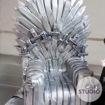 Topo de Bolo Game of Thrones Trono de Ferro feito por Cake Studio ( contato@cakestudio.com.br |  ).