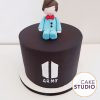 Bolo decorado BTS Army Kpop. Feito por Cake Studio (contato@cakestudio.com.br | Whatsapp: (11) 96882-2623 )